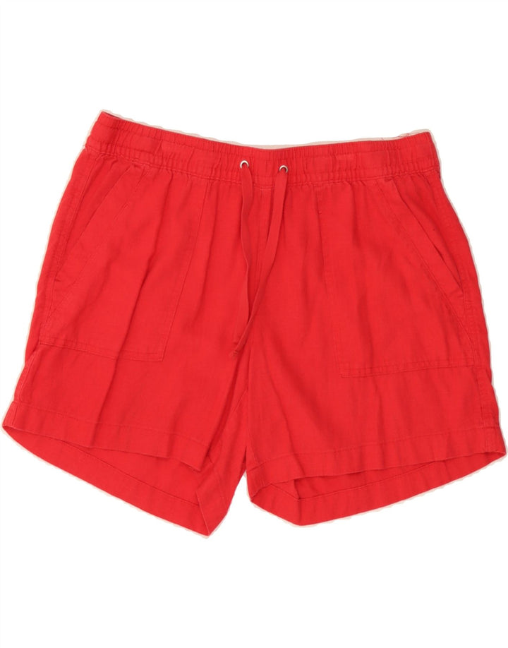 NAUTICA Mens Sport Shorts Medium  Red Linen