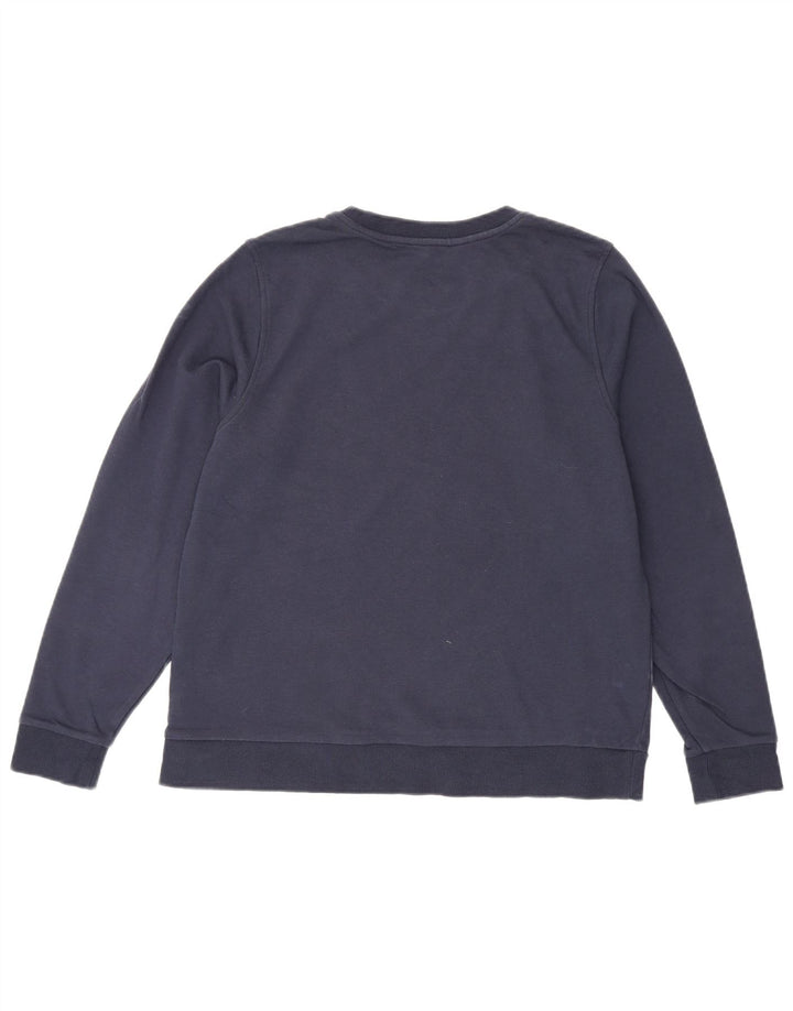 Felpa da donna Marks & Spencer England Jumper UK 16 Large Blu Navy