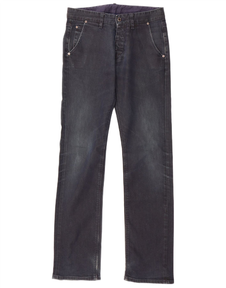 Jeans dritti da uomo Massimo Dutti EU 40 Medio W31 L34 Cotone blu navy