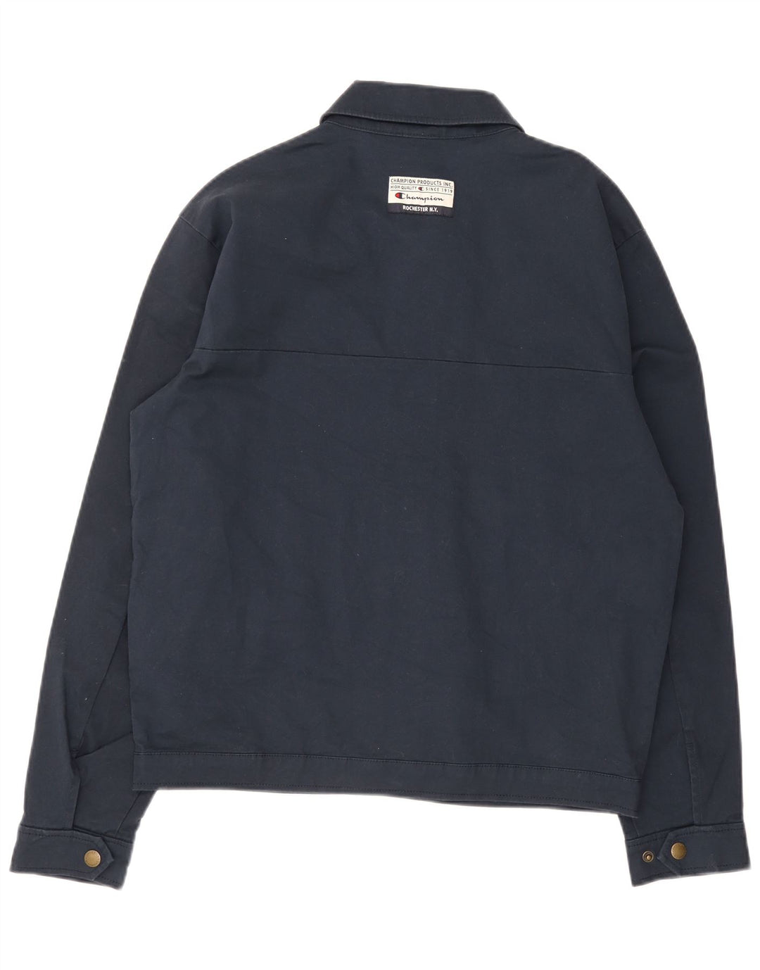 Giubbotto bomber da uomo Champion UK 38 cotone blu navy medio