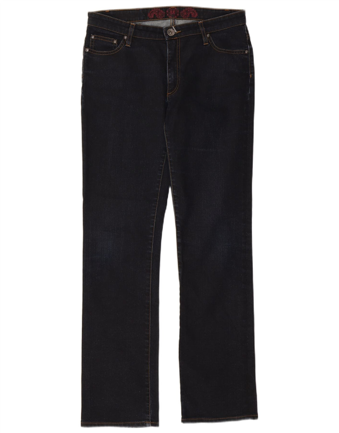Jeans dritti da donna Marlboro Classics W33 L32 cotone blu navy