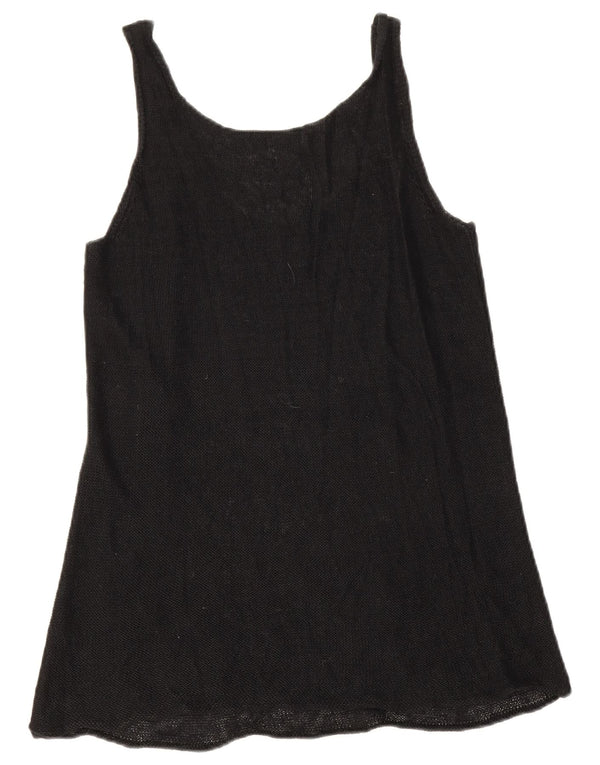 Marks & Spencer Womens Vest Top UK 10 Small Black