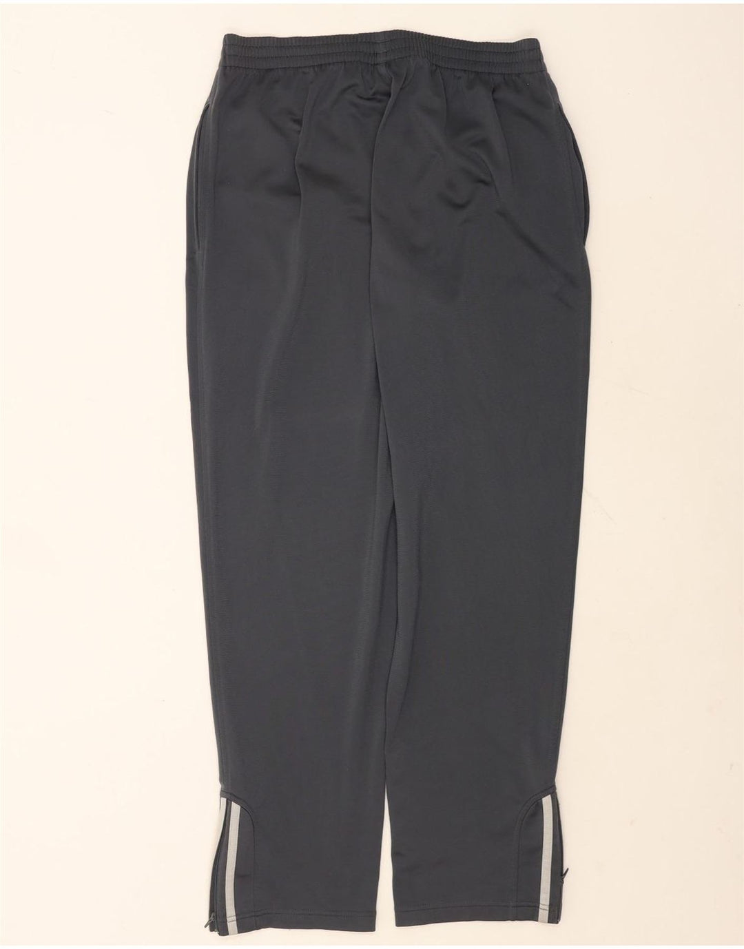 Pantaloni da tuta da uomo Adidas UK 38/40 Poliestere grigio medio