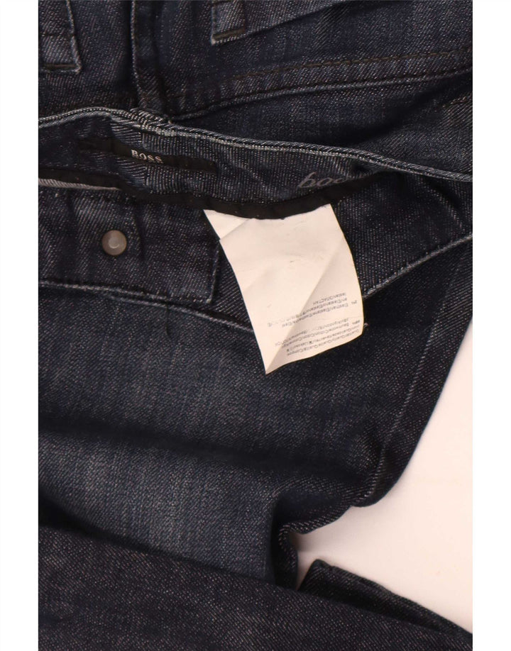 Jeans bootcut da donna Hugo Boss W27 L28 cotone blu navy