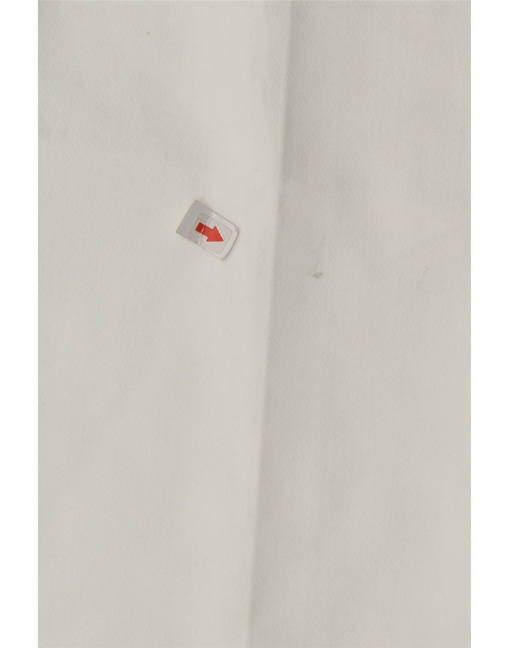 Pantaloni da abito affusolati da donna Zara medi W28 L27 poliestere bianco