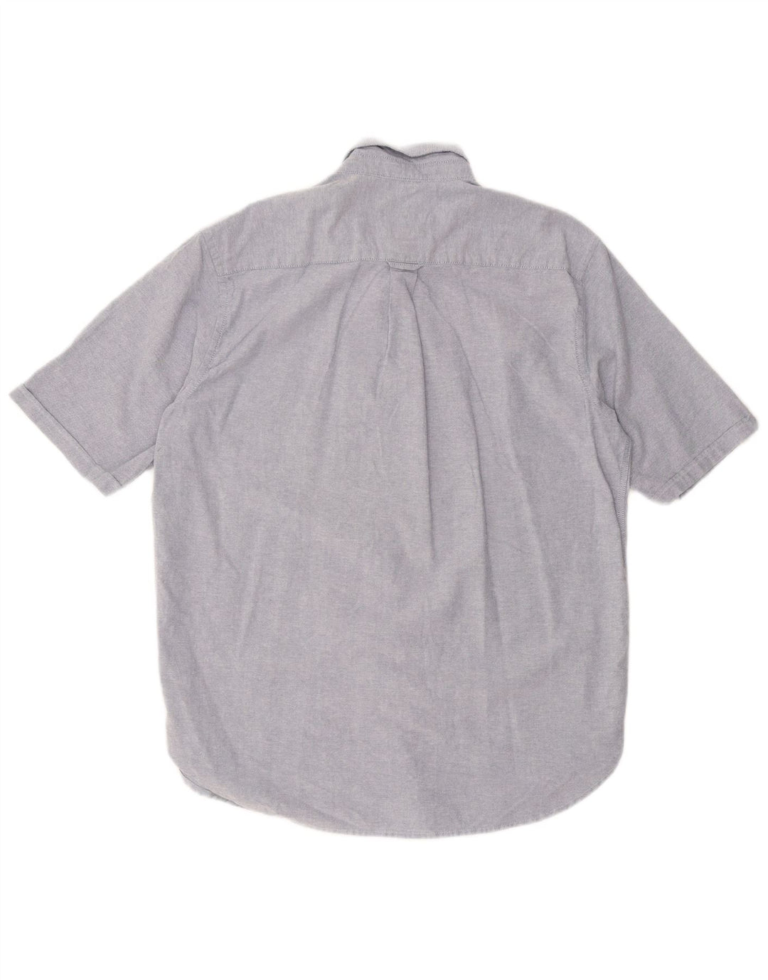 JAMES PRINGLE Mens Short Sleeve Shirt Large Blue Cotton
