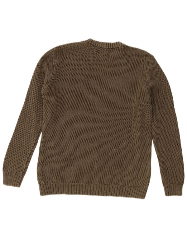 Maglione girocollo da bambino Zara 9-10 anni color kaki