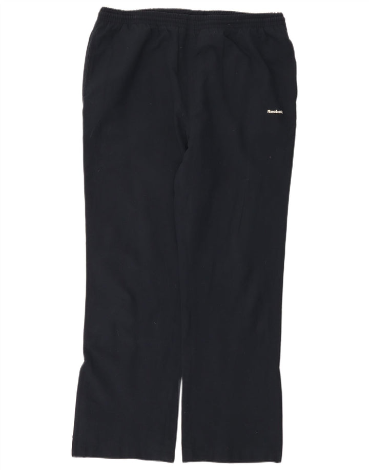 Pantaloni da tuta da donna Reebok US 12 Large in poliestere blu navy