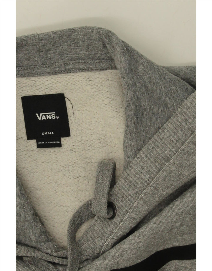 VANS Mens Graphic Hoodie Jumper Small Grey Vintage Vans and Second-Hand Vans from Messina Hembry 