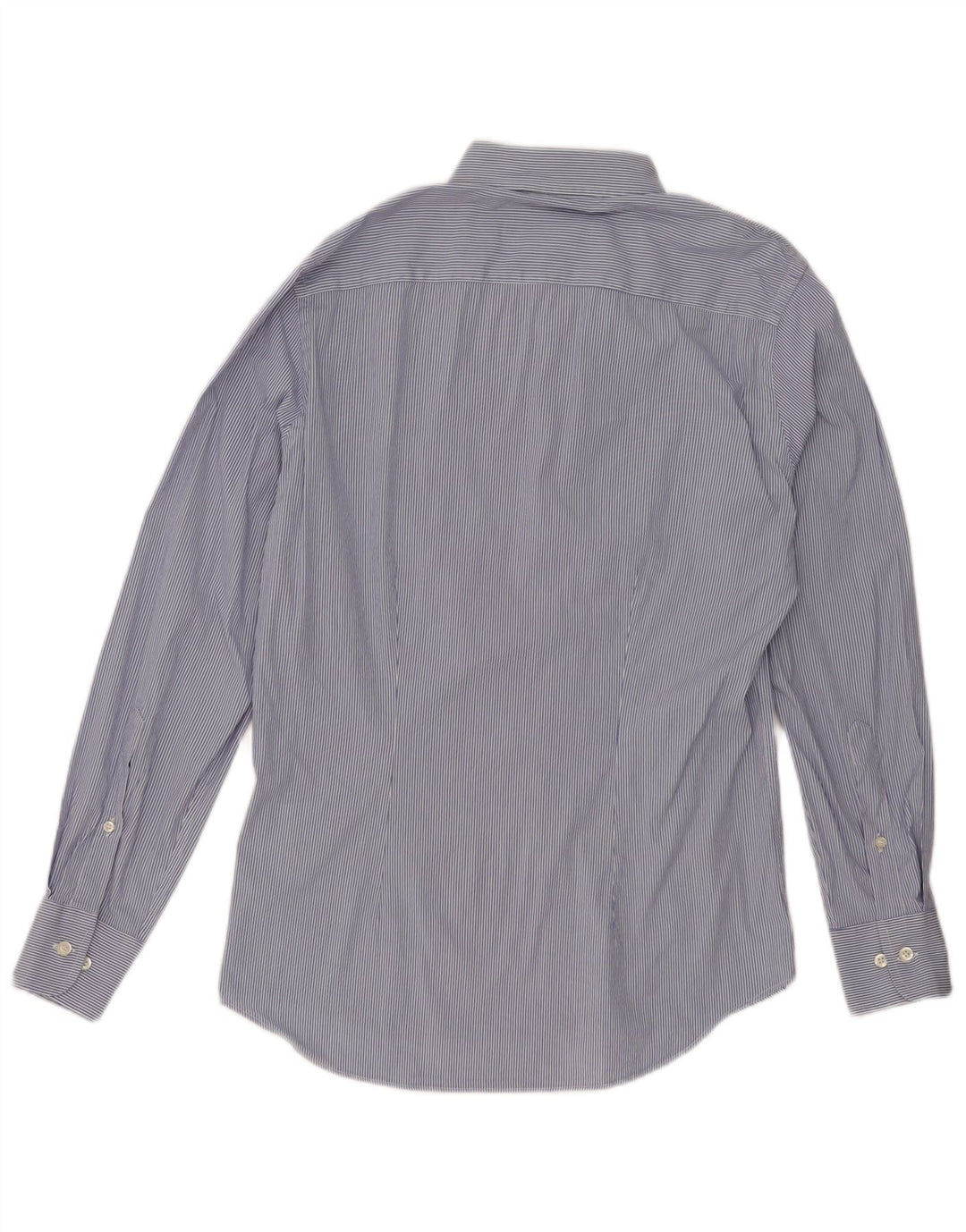 Camicia slim fit da uomo Fred Perry classica in cotone a righe blu medio