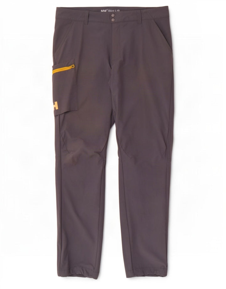 Pantaloni cargo Helly Hansen da uomo con vestibilità regolare, grandi W36 L31 grigio poliammide