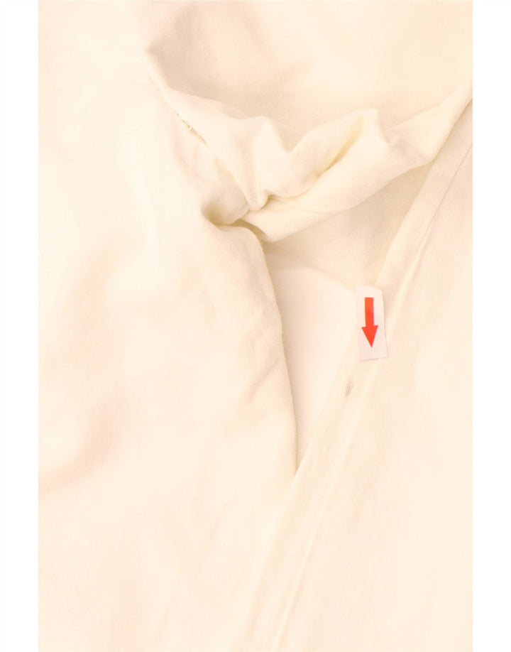 MASSIMO DUTTI Pantaloni da abito dritti da uomo EU 42 Large W32 L32 Bianco sporco