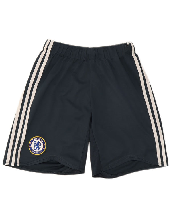 Adidas Mens Chelsea FC Sport Shorts Medium Navy Blue Polyester