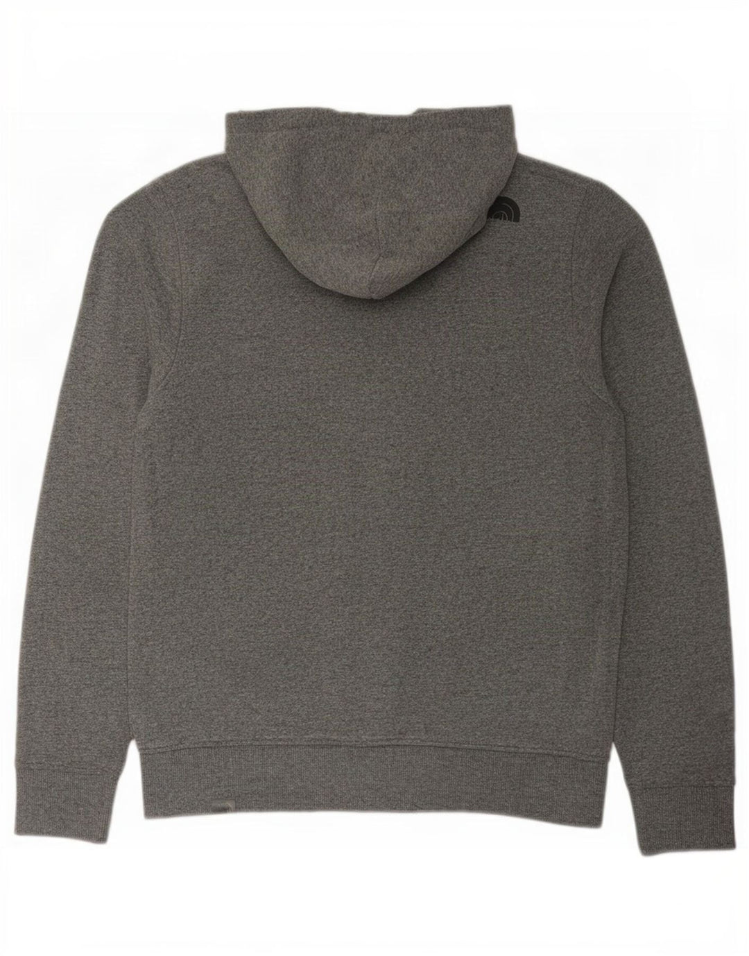 Maglione con cappuccio e zip da uomo The North Face in cotone grigio medio
