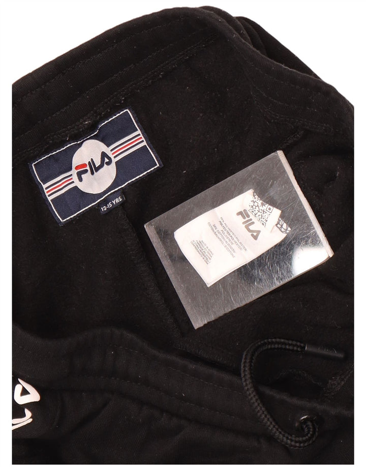 Pantaloni da tuta con grafica da ragazzo Fila Joggers 13-14 anni Poliestere nero