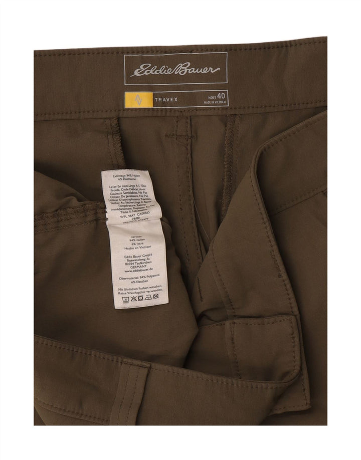 Pantaloncini chino da uomo EDDIE BAUER W40 XL nylon kaki