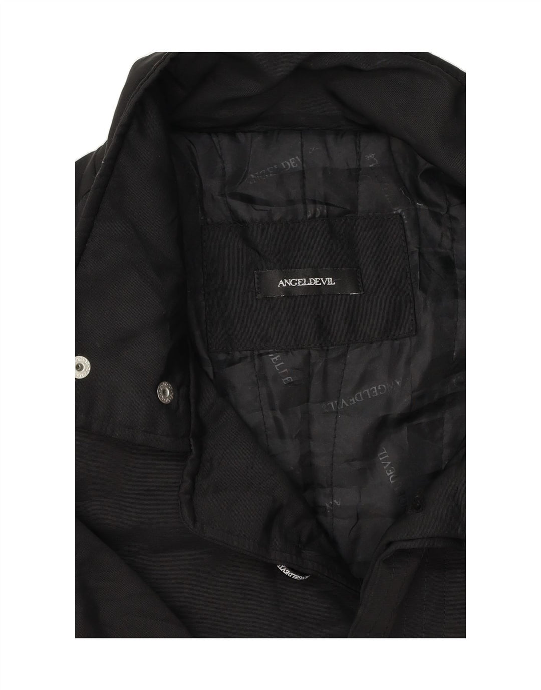 VINTAGE Womens Military Overcoat UK 14 Medium Black Vintage Vintage and Second-Hand Vintage from Messina Hembry 