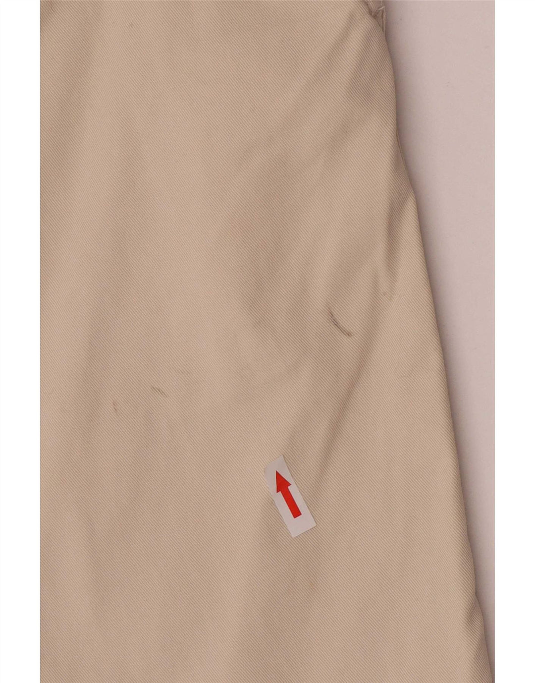 Pantaloncini chino da uomo Izod W36 grandi in cotone beige