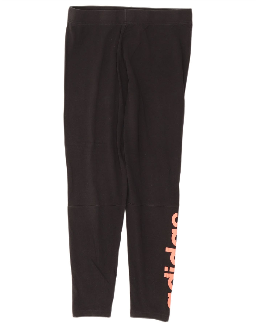 Leggings grafici da donna Adidas UK 12/14 cotone nero medio