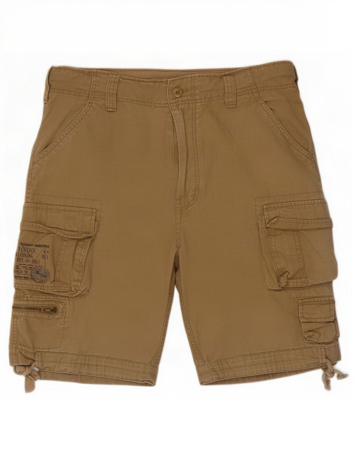 Pantaloncini cargo da uomo Brandit grandi W34 cotone beige