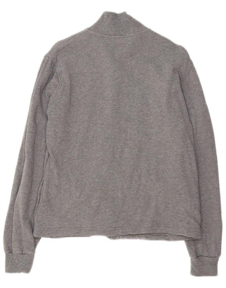 Giacca da ginnastica da donna Fila UK 14 grande cotone chiazzato grigio