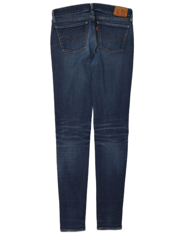 Jeans Levi's da donna 710 super skinny W28 L34 cotone blu