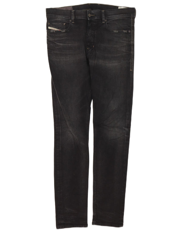 Diesel Uomo Tepphar Carrot Jeans Slim W32 L32 Cotone Nero