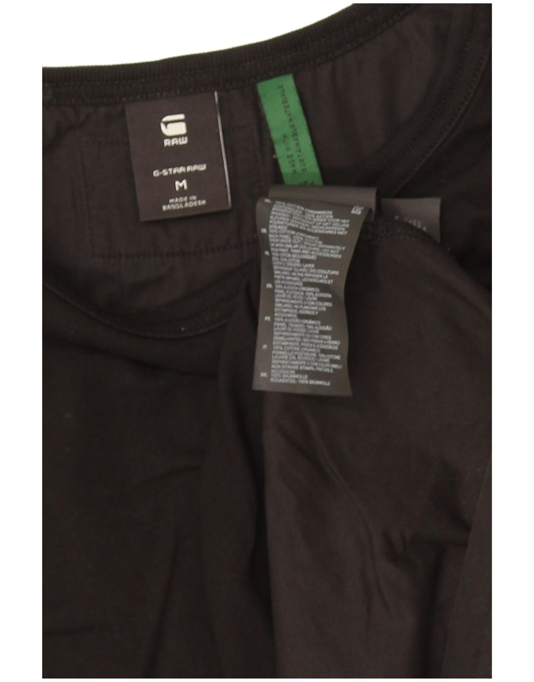 Top oversize da donna G-Star a maniche lunghe UK 14 cotone nero medio