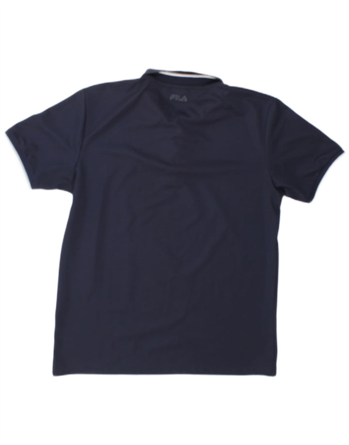 Polo da uomo Fila Large blu navy
