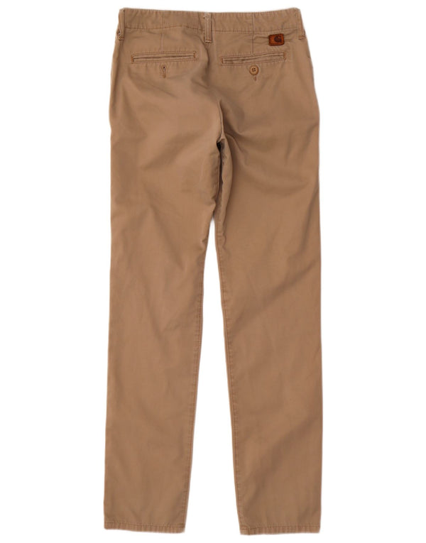 Pantaloni chino slim da uomo Carhartt W28 L32 poliestere beige