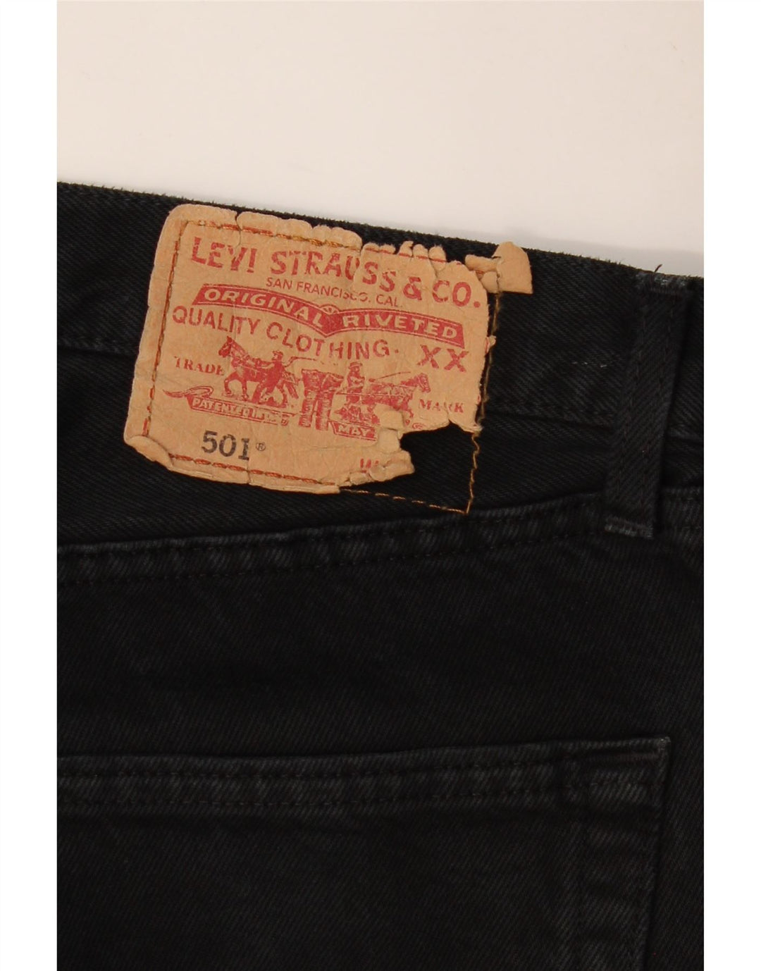 LEVI'S Jeans dritti da uomo 501 W32 L31 Neri