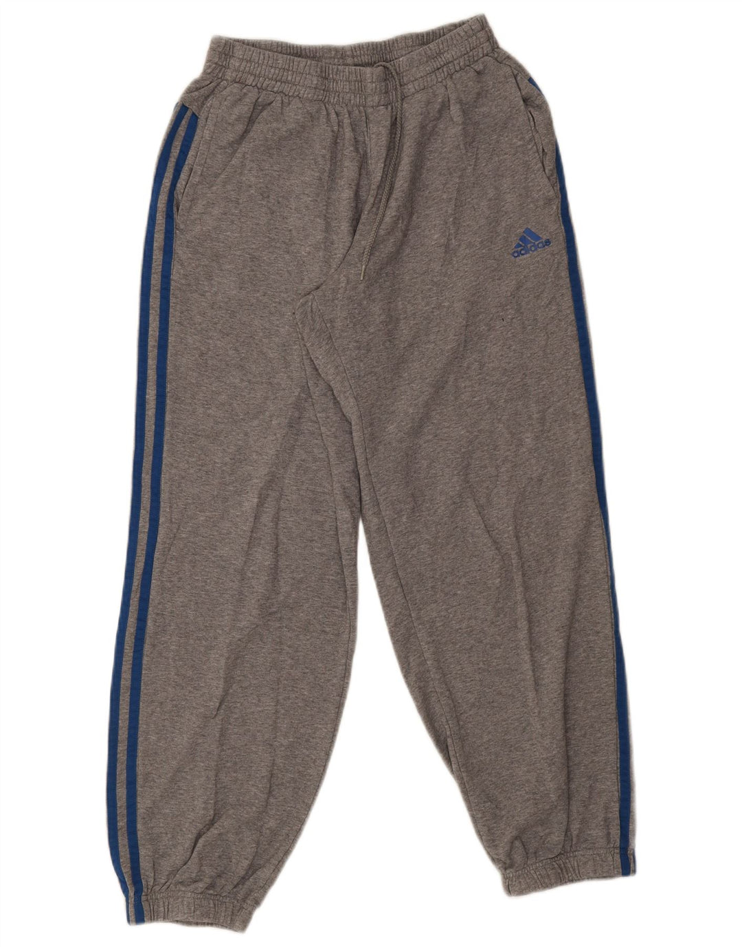 Pantaloni da tuta da uomo Adidas Joggers in cotone chiazzato grigio medio
