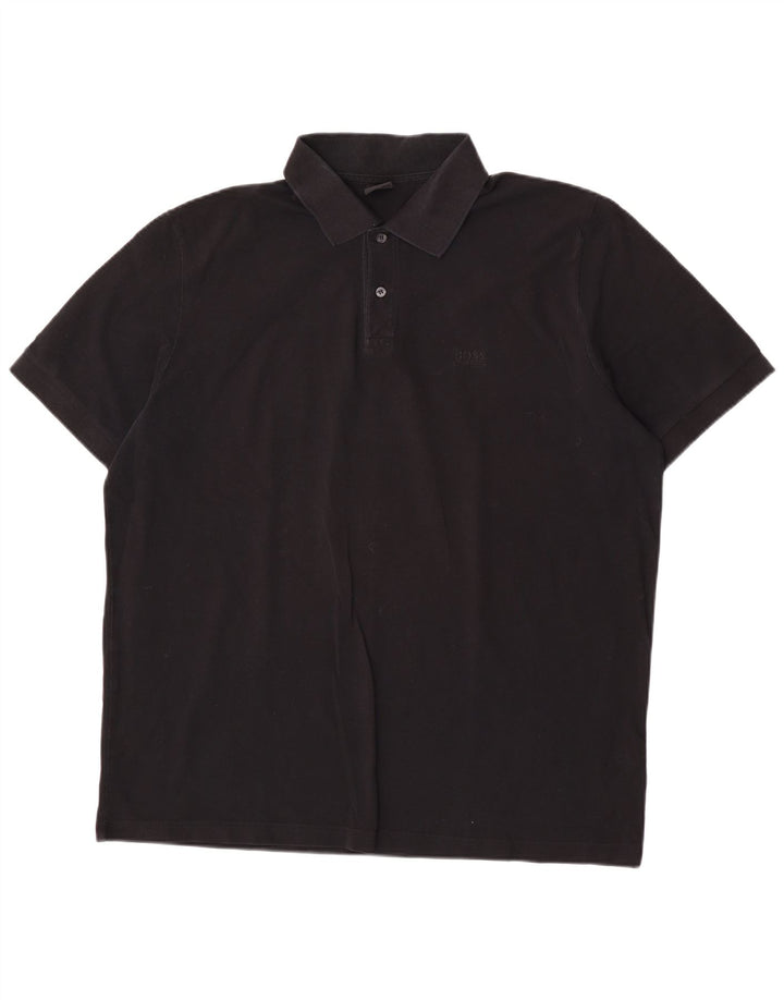 Polo da uomo Hugo Boss 2XL cotone nero