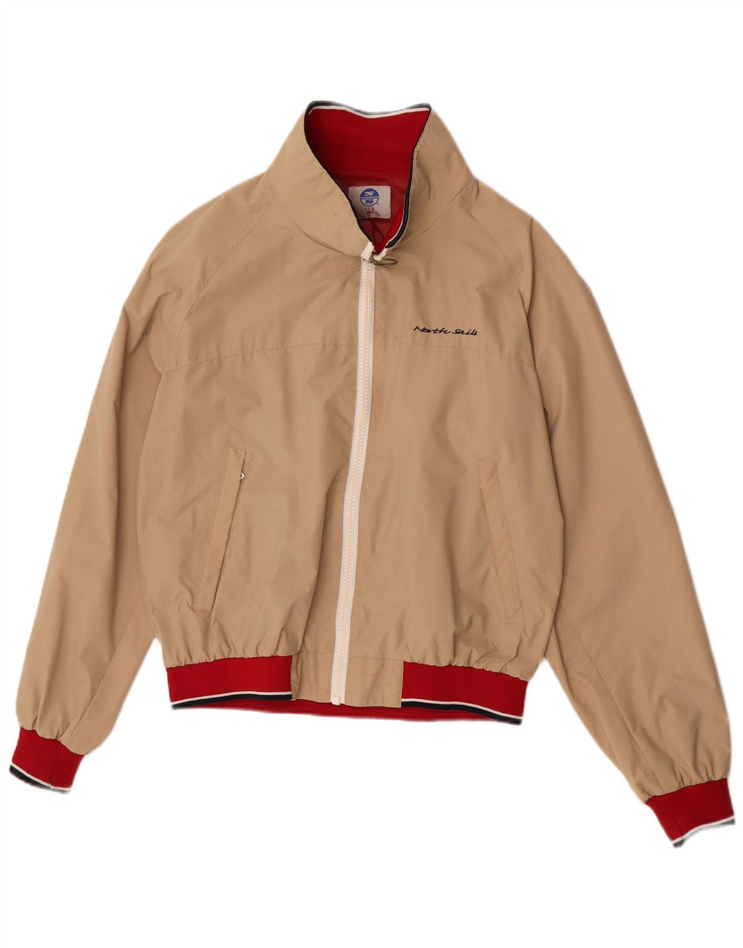 Giubbotto bomber da uomo North Sails UK 38 Poliammide color block beige medio