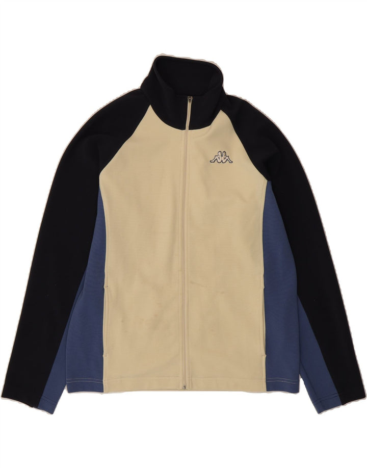 KAPPA Womens Tracksuit Top Jacket UK 16 Large Multicoloured Colourblock Vintage Kappa and Second-Hand Kappa from Messina Hembry 