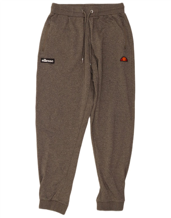 ELLESSE Pantaloni da tuta da uomo Joggers Large Poliestere chiazzato grigio