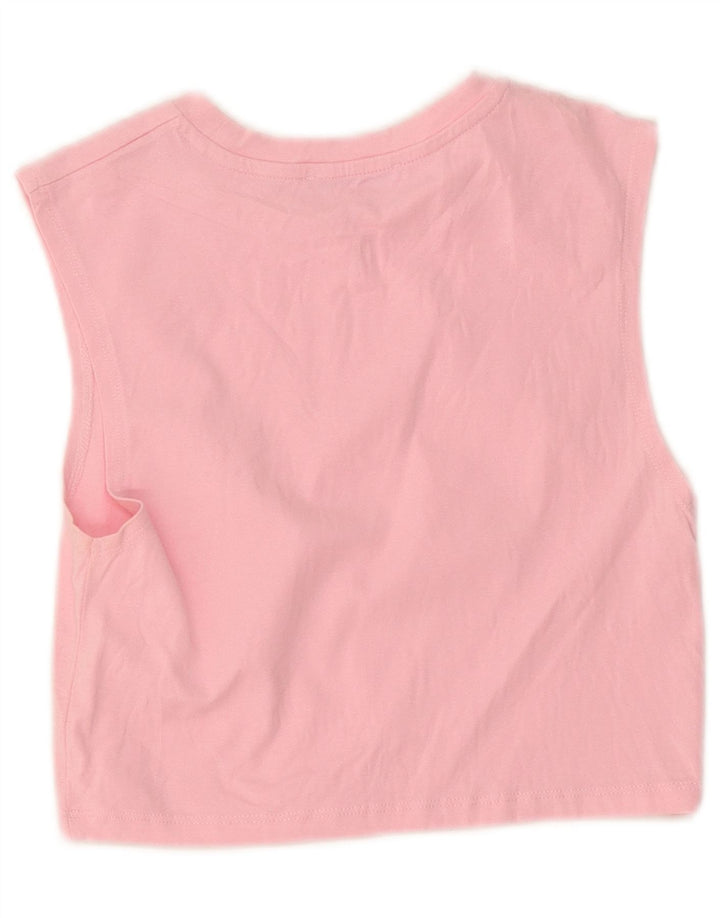 Canotta corta da donna Zara UK 8 piccola rosa
