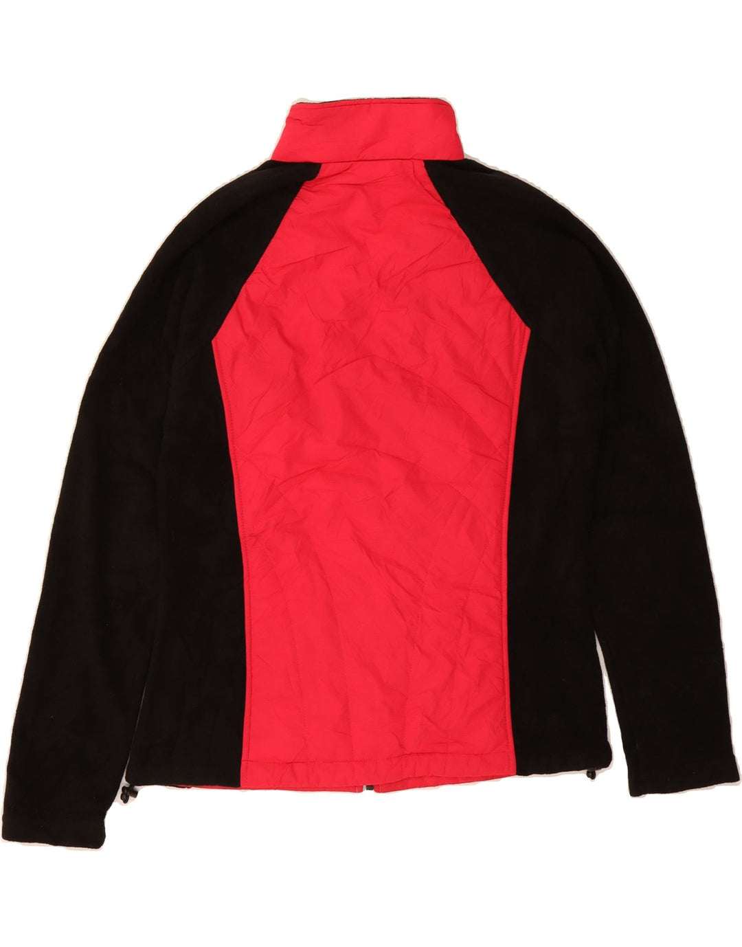 NEW BALANCE Womens Fleece Jacket UK 14 Medium Black Colourblock Polyester Vintage New Balance and Second-Hand New Balance from Messina Hembry 