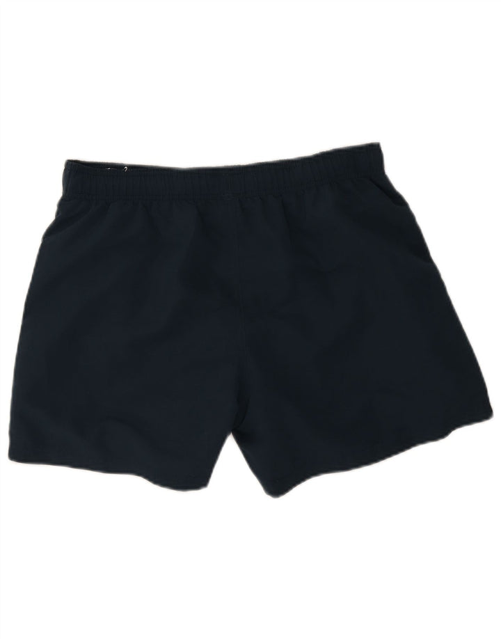Pantaloncini sportivi Reebok da uomo con grafica media blu navy