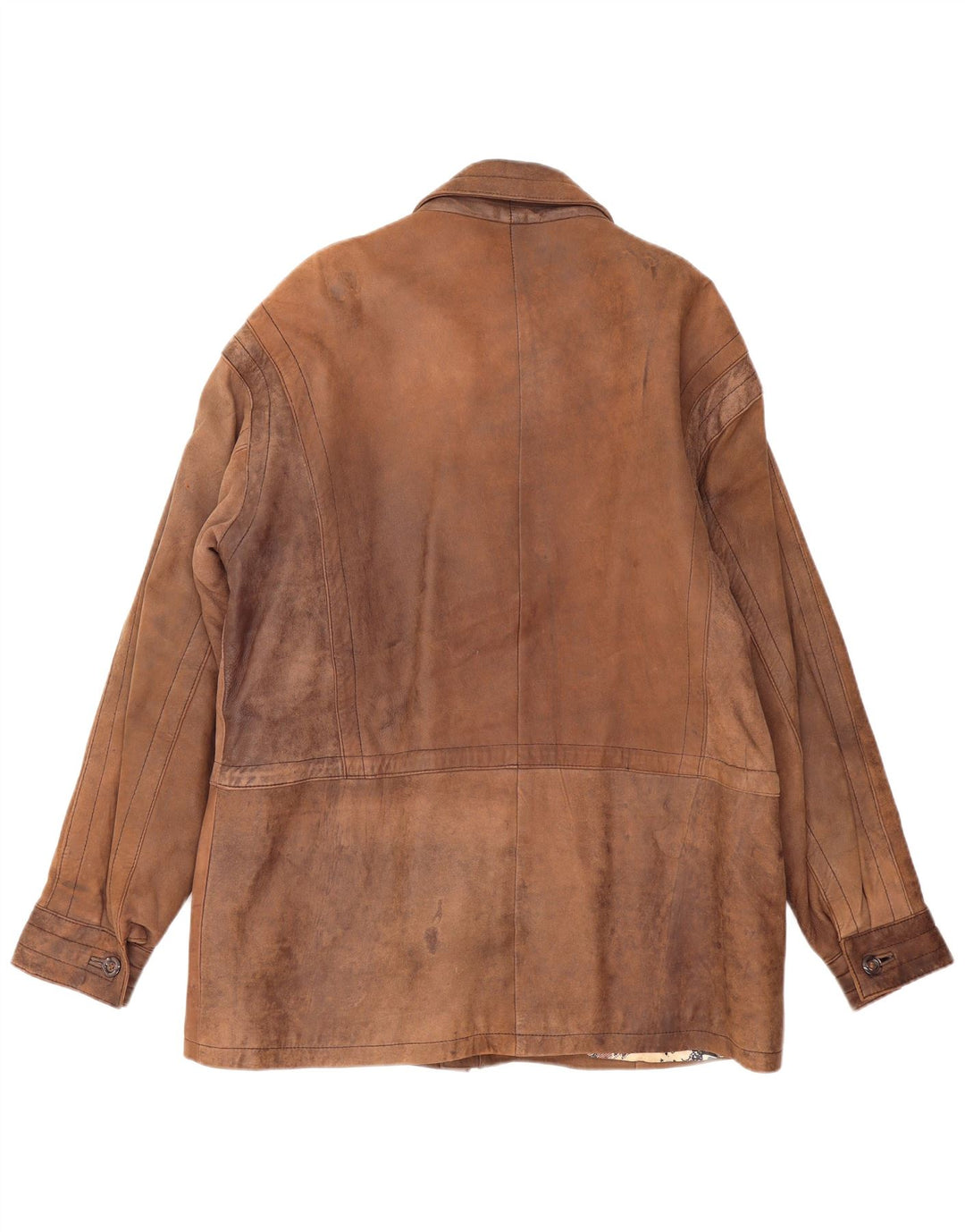 Cappotto in pelle da uomo PIERCE ARROW EU 54 2XL Marrone