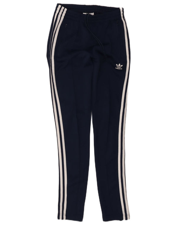 Pantaloni da tuta da donna ADIDAS UK 4 XS blu navy cotone