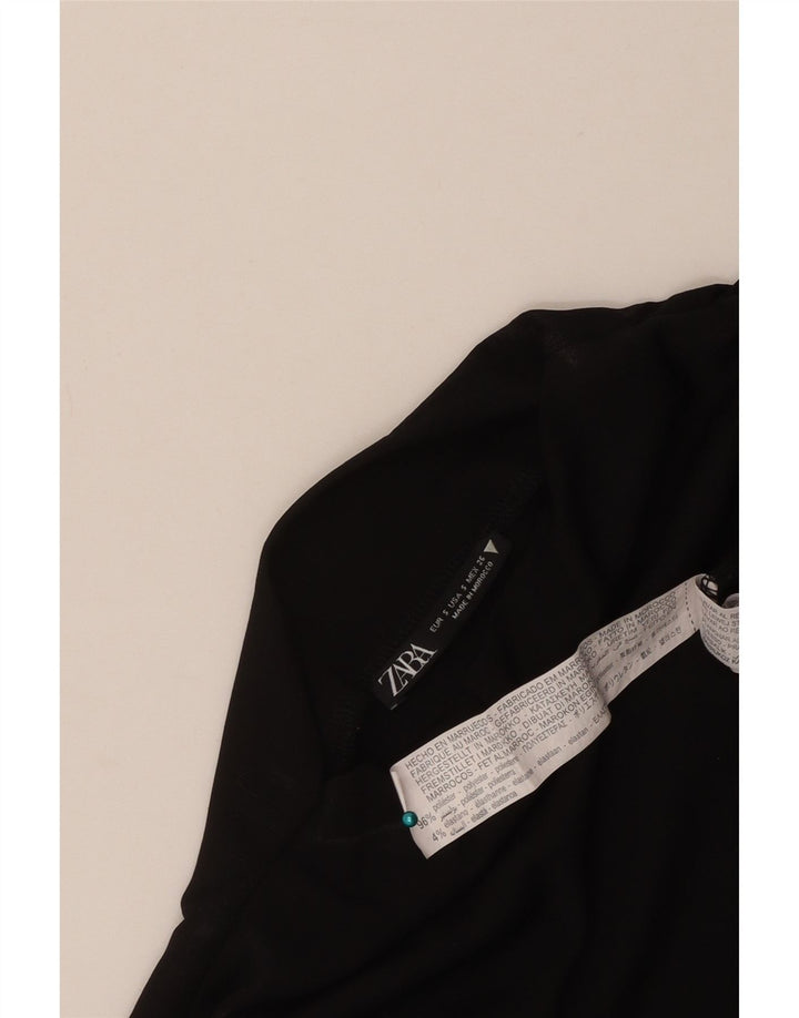 Abito monospalla da donna Zara UK 8 piccolo poliestere nero