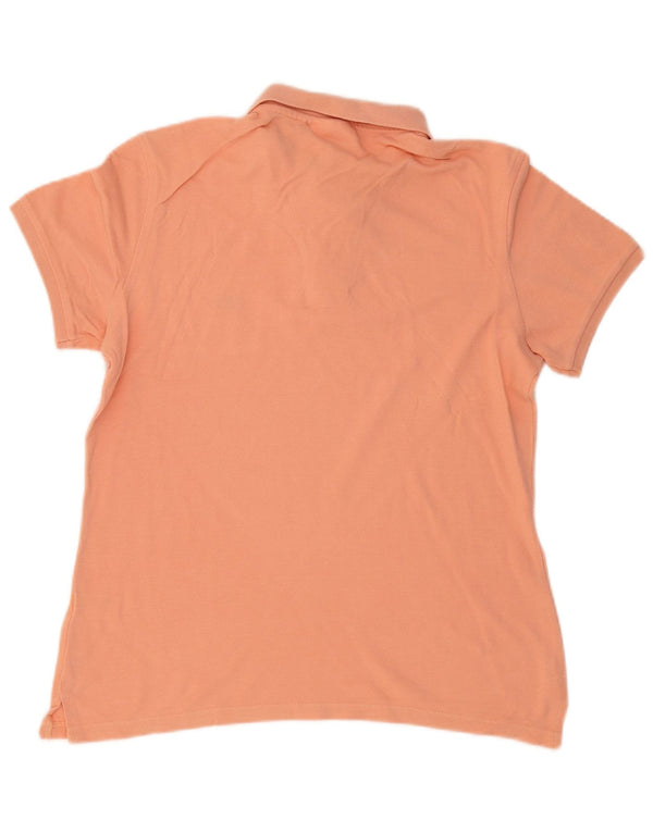 LACOSTE Mens Polo Shirt Size 4 Medium Pink Cotton