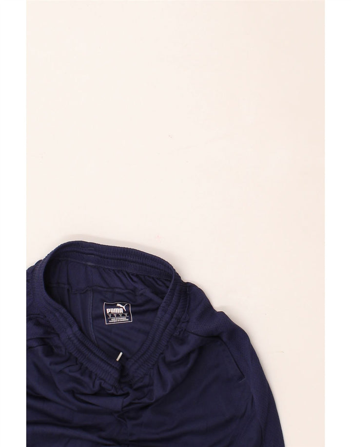 PUMA Mens Sport Shorts Small Navy Blue Polyester Vintage Puma and Second-Hand Puma from Messina Hembry 