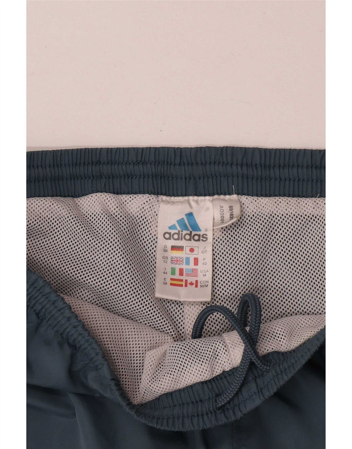 Pantaloni da tuta da donna Adidas Joggers UK 12 poliestere blu medio