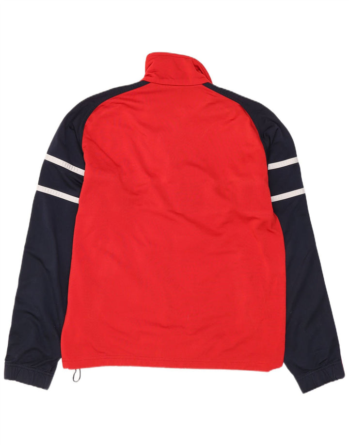 DIADORA Giacca da tuta da uomo UK 36 Small Rosso Colourblock Poliestere