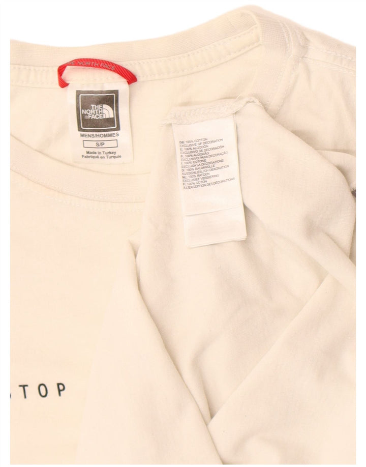 T-shirt grafica da uomo The North Face Top piccola in cotone bianco
