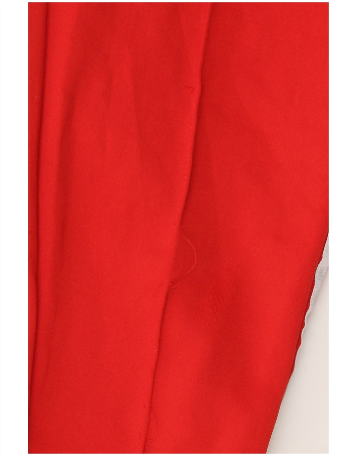 Pantaloni della tuta da donna Adidas UK 8 Small Rossi