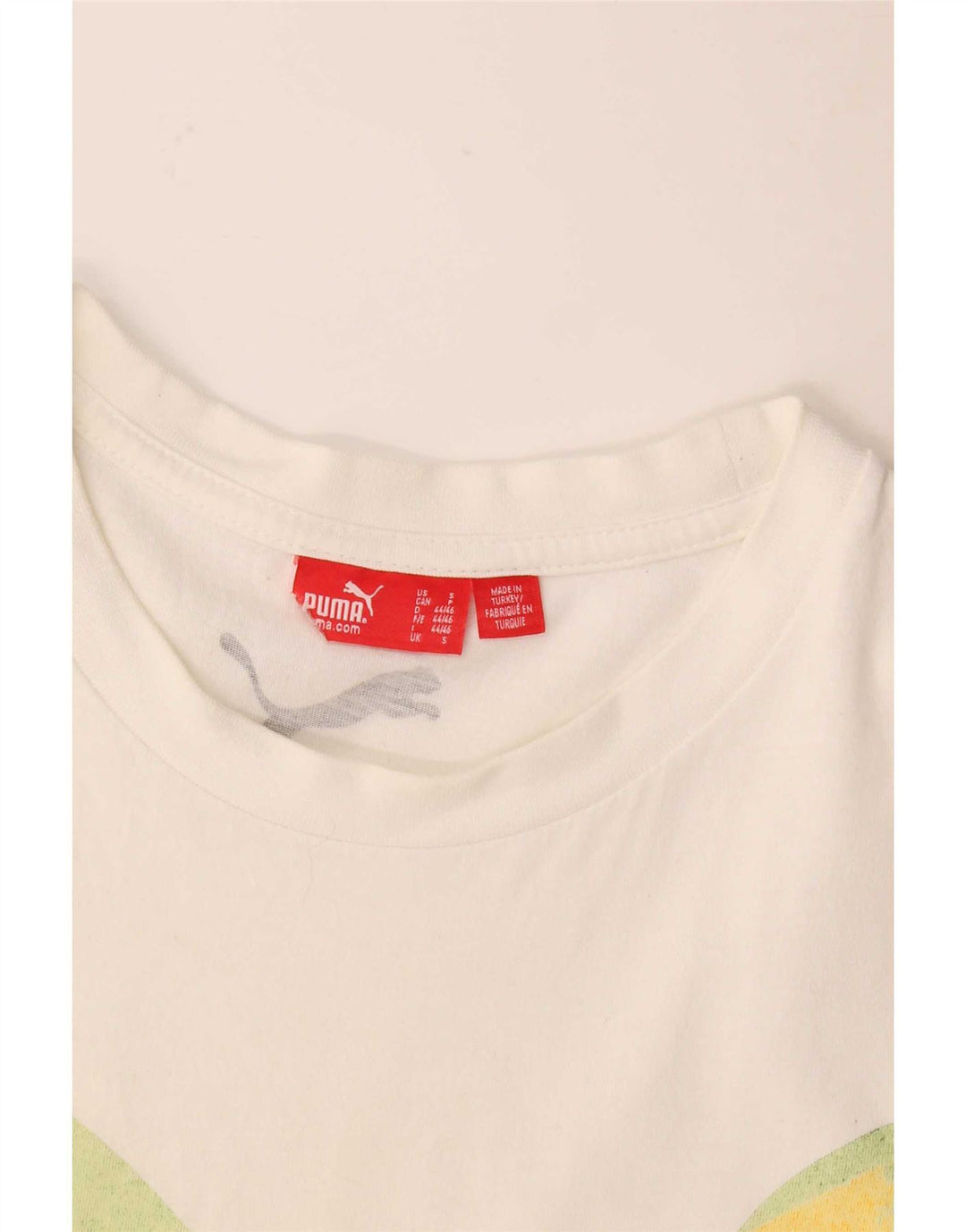 T-shirt grafica da uomo Puma Small bianca
