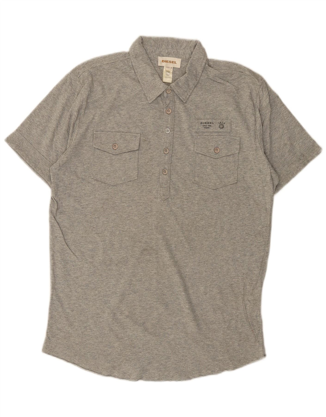Polo Uomo DIESEL in cotone Grigio Medio